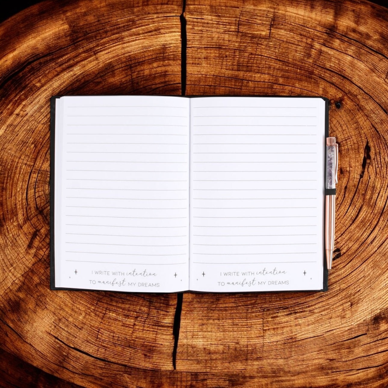 My Manifestation Journal with Amethyst Pen