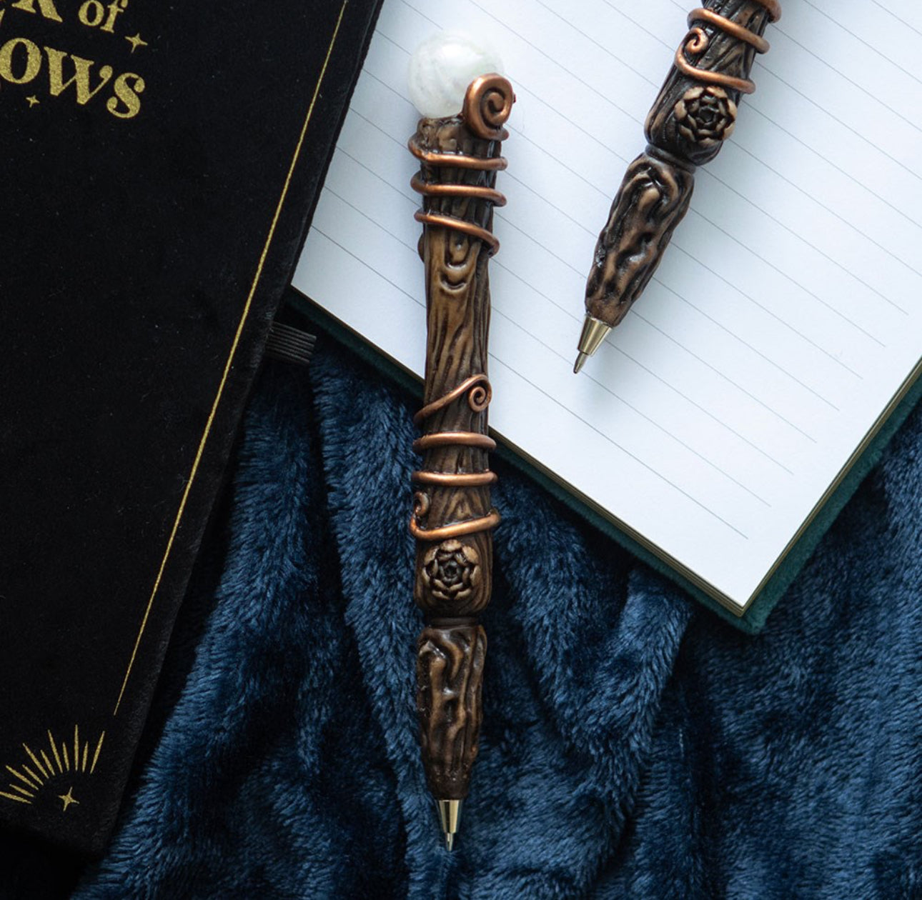 Energy Clearing Aura Quartz Crystal Wand Pen