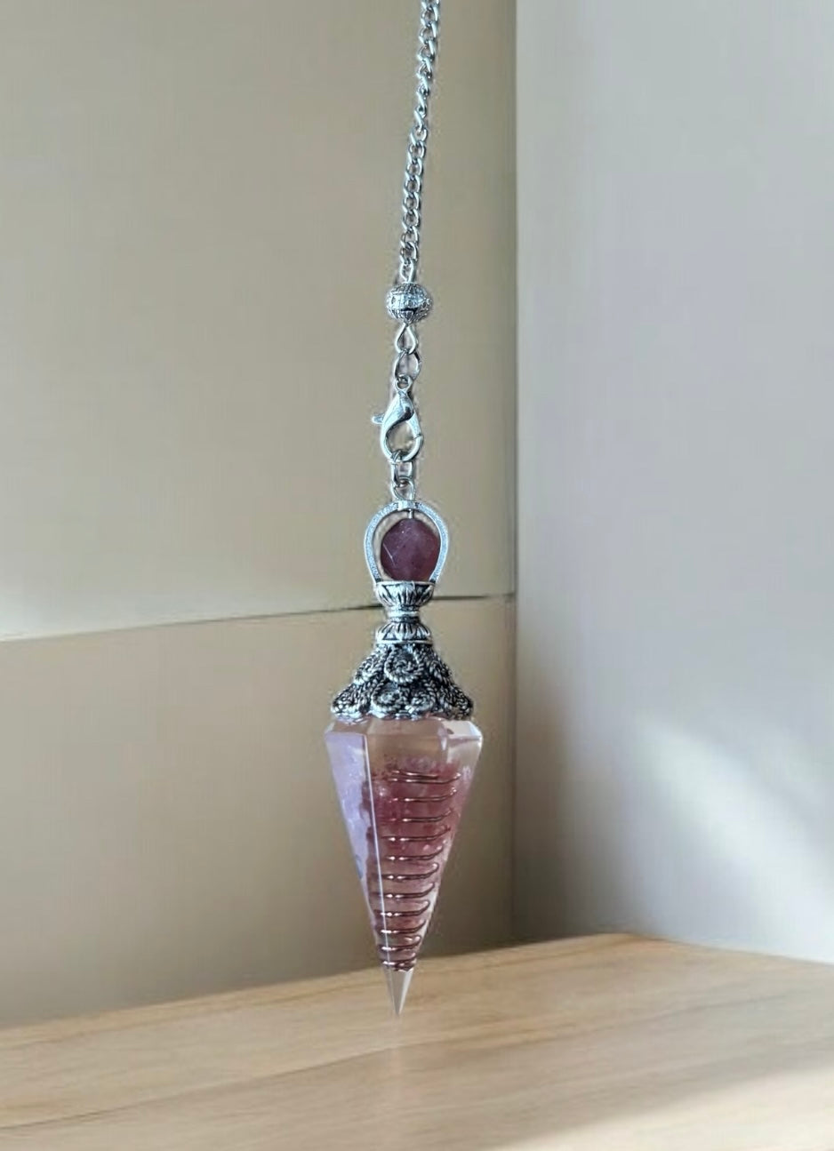 Strawberry Quartz Pendulum