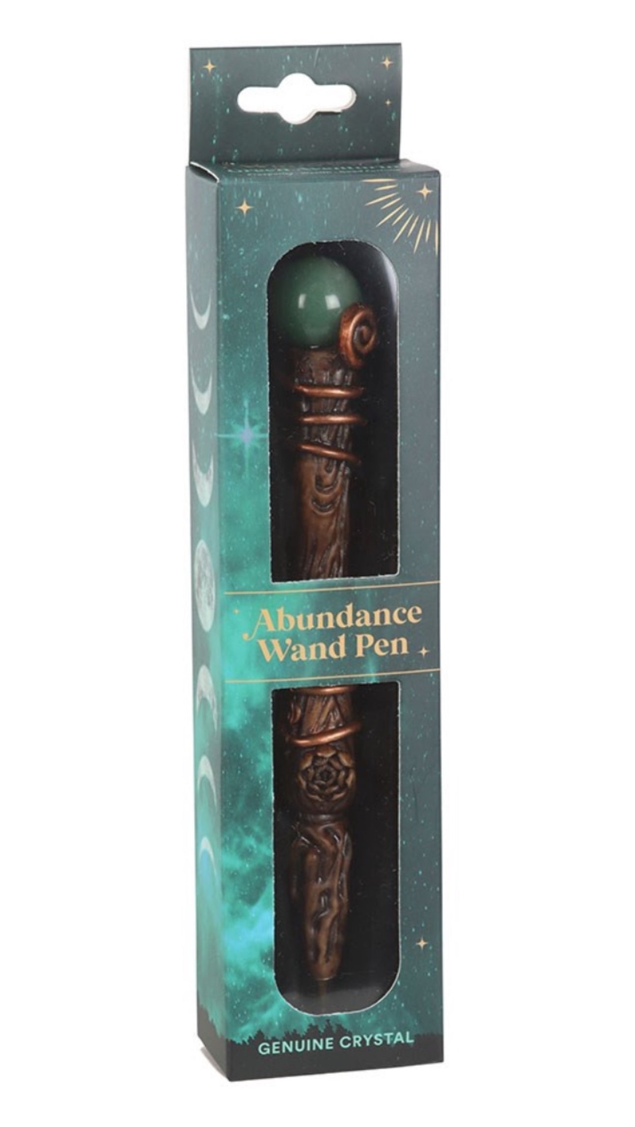 Abundance Green Aventurine, Crystal Wand Pen